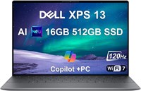 Dell XPS 13 9345, 13,4" FHD+ 120 Гц, Snapdragon X Elite, 16 ГБ DDR5, 512 ГБ SSD | Премиальный бизнес-ноутбук, AI PC, > Intel Ultra 7-155H, 27 часов автономной работы, тонкий и легкий, 500 нит, FP, Wi-Fi 7, Windows 11 Pro 1000034712