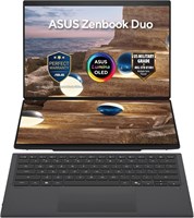 Ноутбук ASUS Zenbook DUO UX8407AA-SN511W | Процессор Intel Core Ultra X9 378H | 32 ГБ ОЗУ | 1 ТБ SSD | Два 14-дюймовых сенсорных OLED-экрана 3K с частотой обновления 144 Гц | Windows 11 Home | Клавиатура ENG/AR | Цвет: Moher Gray 1000034727