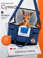 Сумка-термос объемом 35 литров в комплекте с тремя хладоэлементами 1000034382