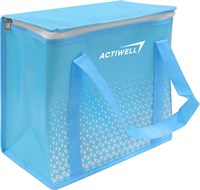 ACTIWELL термосумка объемом 18 литров и размерами 36x18x30 сантиметров предназначена для хранения продуктов в холоде во время туризма, отдыха на пляже, рыбалки и пикника 1000034514