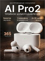 Беспроводные наушники Ai Pro 2 с функцией шумоподавления предназначены для использования с устройствами iOS и Android 1000034839