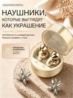 Беспроводные наушники с клипсой предназначены для использования с телефоном и оснащены микрофоном, зеркалом и Bluetooth 6.0. Они способны работать до 40 часов с кейсом, имеют защиту IPX5 и отлично подходят для работы, учебы и занятий спортом 1000034847