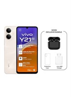 vivo Y21 5G AI Dual SIM Gold 4GB RAM 128GB With Exclusive TWS (Charger and Case Inside the Phone Box) - Middle East Version 1000035074
