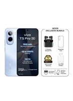vivo T5 Pro 5G AI Dual SIM Blue 8GB 256GB с эксклюзивными подарками: TWS Pro, зарядное устройство 90 Вт, защитный чехол и 24-месячная гарантия + 1 год на замену экрана - глобальная версия 1000035260