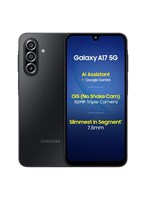 Samsung Galaxy A17 5G (черный, 6 ГБ ОЗУ, 128 ГБ памяти) | 50-мегапиксельная камера без тряски | Gemini Live | Круговой поиск | Super AMOLED | Защитное стекло Corning Gorilla Glass Victus | Тонкий корпус 7,5 мм | Искусственный интеллект 1000035292