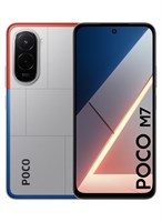 Xiaomi POCO M7 Dual SIM 4G, серебристый, 8 ГБ ОЗУ, 256 ГБ памяти — глобальная версия 1000035300