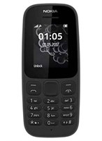 Nokia Mobile 105 Dual Sim Black 4G 1000035385