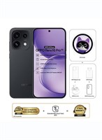 OPPO Reno16 Pro AI Phone Dual SIM 5G Staright Black 12GB RAM 512GB With OPPO Bubble + OPPO Enco Air4 + OPPO Magnetic Case - Middle East Version 1000035391