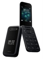 Nokia 2660 раскладной телефон с двумя SIM-картами, черный, 48 МБ ОЗУ, 128 МБ 4G - международная версия 1000035426