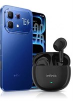 Infinix Note 60 Pro 6,78-дюймовый, две SIM-карты, 5G, цвет «Океан-Блюз», 16 ГБ (8+8) оперативной памяти, 256 ГБ встроенной памяти + наушники — глобальная версия 1000035439