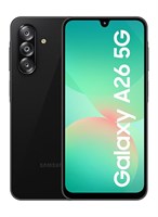 Samsung Galaxy A26 5G Dual SIM, черный, 8 ГБ ОЗУ, 256 ГБ памяти — международная версия 1000035444