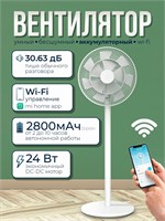 Полный вентилятор, работающий от аккумулятора, обладающий умными функциями и не издающий шума 1000035681