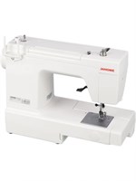 Швейная машина JANOME 394 - это электромеханическая модель с классическим (вертикальным качающимся) петлевым стежком, выполняющая 23 строчки. Кроме того, она оснащена функцией полуавтоматического управления 1000035813