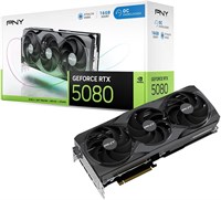 Видеокарта PNY GeForce RTX™ 5080 16GB OC с тремя вентиляторами и поддержкой DLSS 4 1000036231