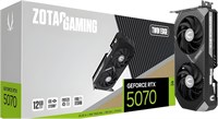 Видеокарта ZOTAC Gaming GeForce RTX 5070 Twin Edge — черная | 12 ГБ | DLSS 4 | GDDR7 | 192 бит | Усовершенствованная система охлаждения IceStorm 2.0 | Два вентилятора | Поддержка SFF | Металлическая задняя панель | ZT-B50700E-10P 1000036240