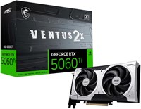 Видеокарта MSI GeForce RTX 5060 Ti 8G SHADOW 2X OC PLUS - RTX 5060 Ti GPU, 8 ГБ GDDR7 (28 Гбит/с/256-бит), PCIe 5.0 - HDMI 2.1b, 3 x DisplayPort 2.1b 1000036249