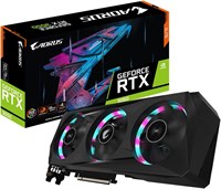 Видеокарта GIGABYTE AORUS GeForce RTX 3050 Elite 8G, 3 вентилятора WINDFORCE, 8 ГБ GDDR6 128-битная GDDR6, GV-N3050AORUS E-8GD 1000036260