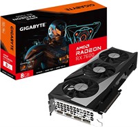 Видеокарта Gigabyte GV-R76GAMING OC-8GD Radeon RX 7600 Gaming OC 8G, 3 вентилятора WINDFORCE, 8 ГБ 128-битной памяти GDDR6 1000036322