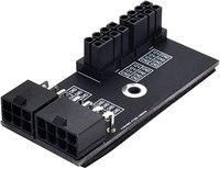 Адаптер Chenyang CY Dual ATX 8Pin Female to 6+8pin Male 180 Degree Angled Adapter for Graphics Card GPU 1000036358
