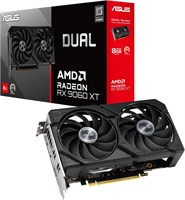 Видеокарта ASUS Dual Radeon™ RX 9060 XT 8GB GDDR6 (PCIe 5.0, HDMI 2.1b, DisplayPort 2.1a, 2,5-слотовая конструкция, осевая система охлаждения, технология 0 дБ и многое другое) 1000036363