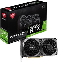 Видеокарта MSI Gaming GeForce RTX 3060 Ti LHR 8GB GDRR6X, 256-бит, HDMI/DP, Nvlink, вентилятор Torx Fan 3, архитектура Ampere OC (RTX 3060 TI Ventus 2X 8GD6X OC) 1000036366