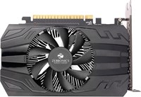 Видеокарта ZEBRONICS GTX1050TI-4GD5 с видеовыходами HDMI, DVI и VGA, 4 ГБ оперативной памяти GDDR3 1000036404
