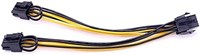 Разветвитель Neustar Dtech 6pin PCI Express на два PCIe 8 6+2 Pin для материнской платы, видеокарты, PCI-E, VGA, кабель питания 1000036417