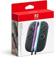 Комплект из двух контроллеров Joy-Con для Nintendo Switch, фиолетово-зеленые (левый и правый), гарантия производителя 1 год (версия для ОАЭ) 1000036608
