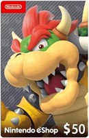 Карта Nintendo eShop на 50 долларов [Цифровая загрузка] 1000036625