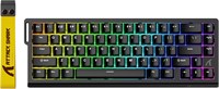 ATTACK SHARK X68 HE 8000 Гц, проводная игровая клавиатура с высокой точностью нажатия 0,01 мм, магнитными переключателями, регулируемым срабатыванием, быстрым нажатием, RGB-подсветкой для ПК/Mac, черная 1000036627