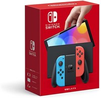 Nintendo Switch — модель с OLED-экраном и неоново-красными и неоново-синими контроллерами Joy-Con (без региональных ограничений) 1000036646