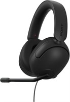 Игровая проводная гарнитура Sony INZONE H3, накладные наушники с объемным 360-градусным звуком, сертифицированы Discord, имеют откидной микрофон, совместимы с ПК и PlayStation 5 – черная 1000036698