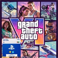 Grand Theft Auto VI (GTA 6) – Карта пополнения счета на 100 долларов США в PlayStation Store для PS5 (для ОАЭ) [Цифровой код] 1000036732