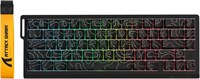 Беспроводная игровая клавиатура ATTACK SHARK X68 PRO HE с быстрой регулировкой триггеров, регулируемой частотой срабатывания, частотой опроса 8K, магнитными переключателями Холла, возможностью горячей замены, RGB-подсветкой, Bluetooth/2,4 ГГц/проводным по 1000036758