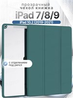 Зеленый чехол из силикона для iPad 10.2 обладает защитными свойствами от ударов 1000037046