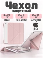 Чехол для iPad 11 2025 A16 (11''), iPad 10 2022 (10,9'') и iPad 12 2026 (11'') является легким, тонким и мягким. Он имеет два слоя защитной пленки 1000037073