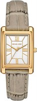 Женские аналоговые кварцевые наручные часы Michael Kors MK4964 с кожаным ремешком, размер 26 мм, золотистый/телесный цвет 1000037182