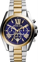 Женские часы Michael Kors Bradshaw, хронограф из нержавеющей стали с ремешком из стали или кожи 1000037188
