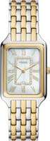 Часы Fossil Raquel с тремя стрелками и датой, двухцветный корпус из нержавеющей стали - ES5305 1000037205