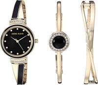 Женский набор Anne Klein: часы и браслет премиум-класса с кристаллами 1000037209