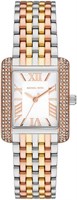 Женские часы Michael Kors Emery, кварцевый механизм, ремешок из нержавеющей стали или кожи 1000037211