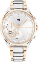 Женские аналоговые многофункциональные кварцевые часы Tommy Hilfiger с браслетом из нержавеющей стали 1000037212