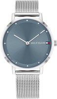 Женские часы Tommy Hilfiger с синим циферблатом и корпусом из нержавеющей стали - 1782149 1000037216