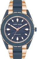 Женские аналоговые пластиковые часы Anne Klein, синие 1000037288