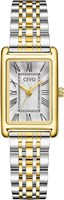 Женские часы CIVO, золотистые: винтажный прямоугольный корпус, водонепроницаемые, из нержавеющей стали — роскошные элегантные наручные часы для повседневного ношения — подарок для женщины на день рождения 1000037310