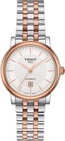 Женские автоматические аналоговые часы Tissot Carson, 30 мм, браслет из нержавеющей стали 1000037317