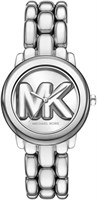 Женские аналоговые кварцевые наручные часы Michael Kors MK4963 Phoebe, размер 36 мм, серебристый цвет 1000037427