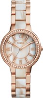 Женские кварцевые часы Fossil с аналоговым дисплеем и ремешком из нержавеющей стали 1000037451