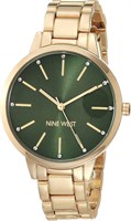 Женские наручные часы Nine West с браслетом, украшенным кристаллами 1000037478