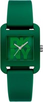 Женские аналоговые наручные часы DKNY City Sport, размер корпуса 28,5 мм x 36,5 мм, темно-зеленые 1000037484